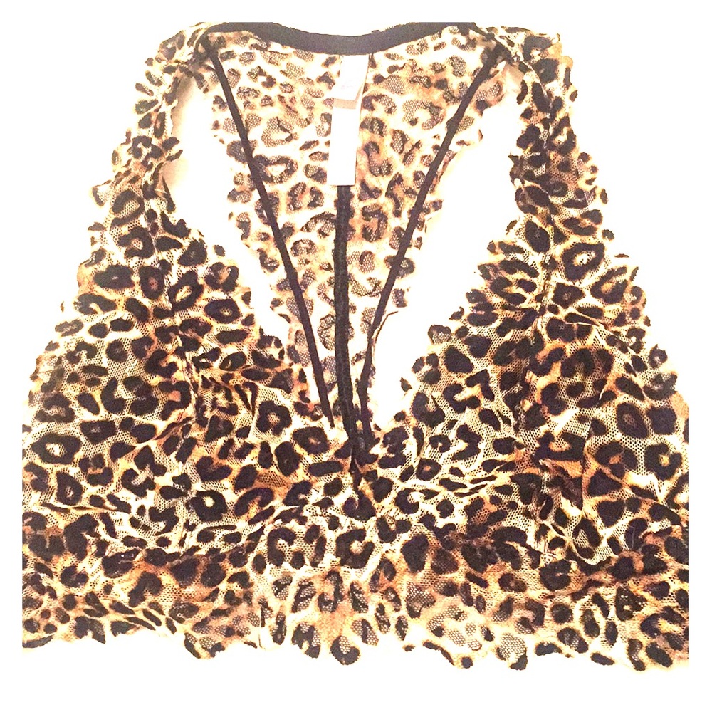 Lacy Leopard Bralette